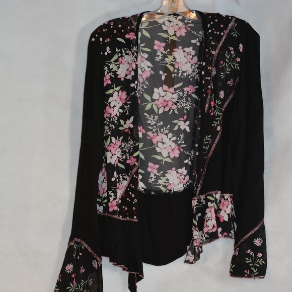 Bellessa 2 pc Floral Skirt/Jacket SZ L - Picture 8 of 16